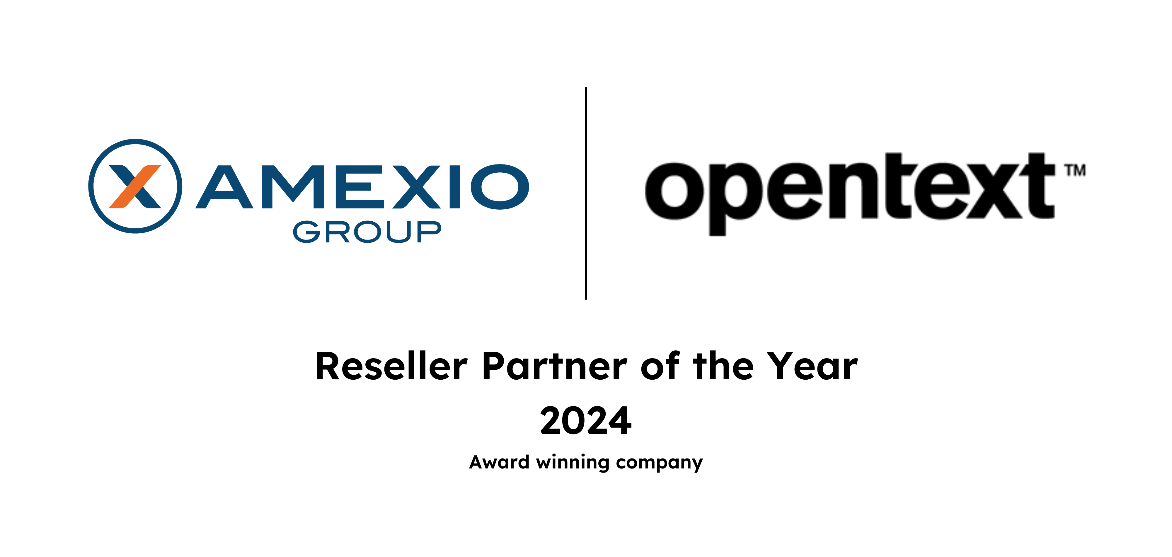 AmeXio Group wins OpenText partner of the year award.