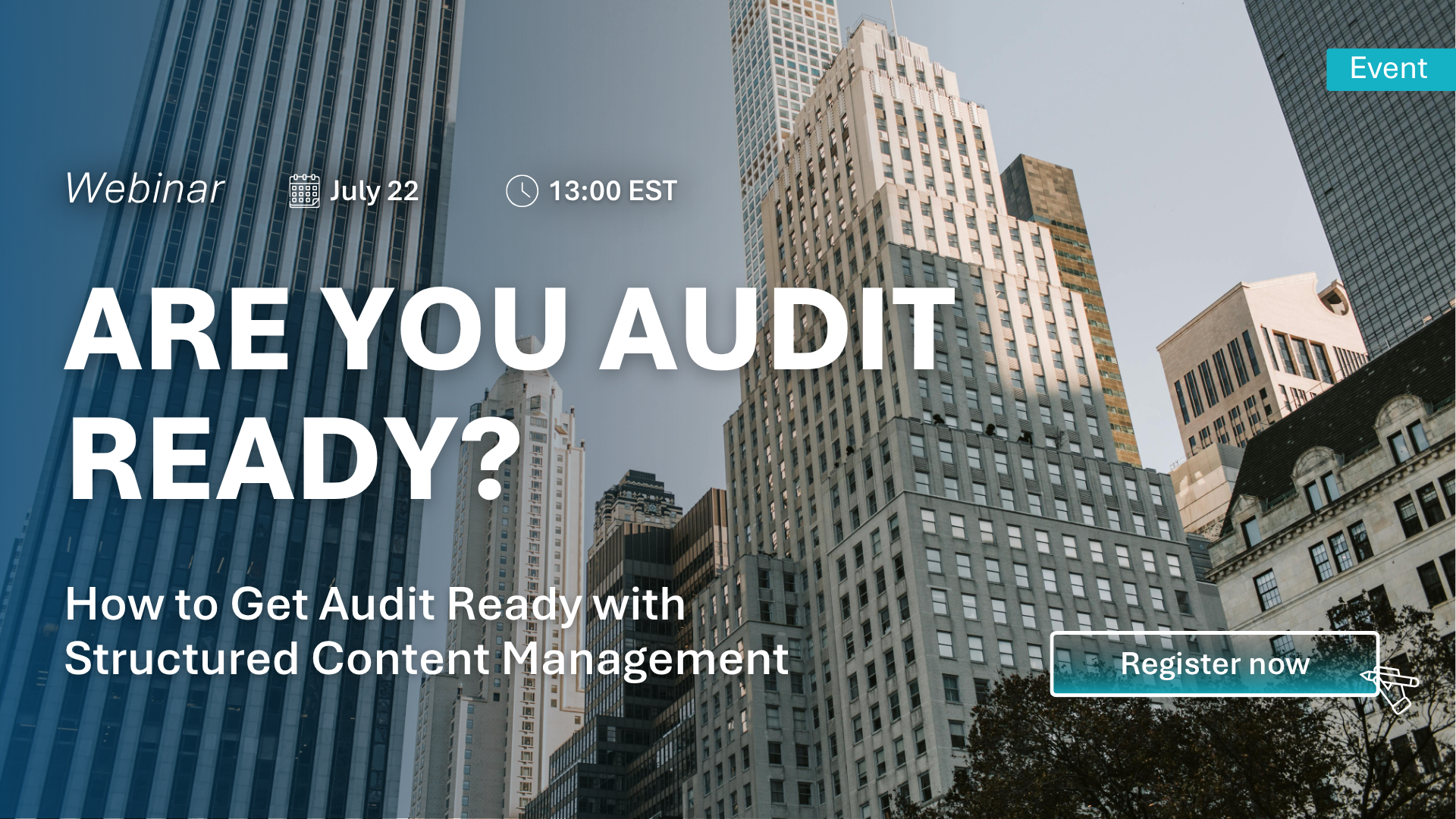 Webinar: Are you audit ready? 22 July 2025