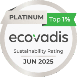 AMEXIO_Ecovadis Badge PLATINIUM 2025
