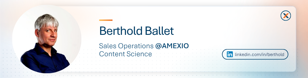 Berthold Expert AMEXIO - Sales Operations